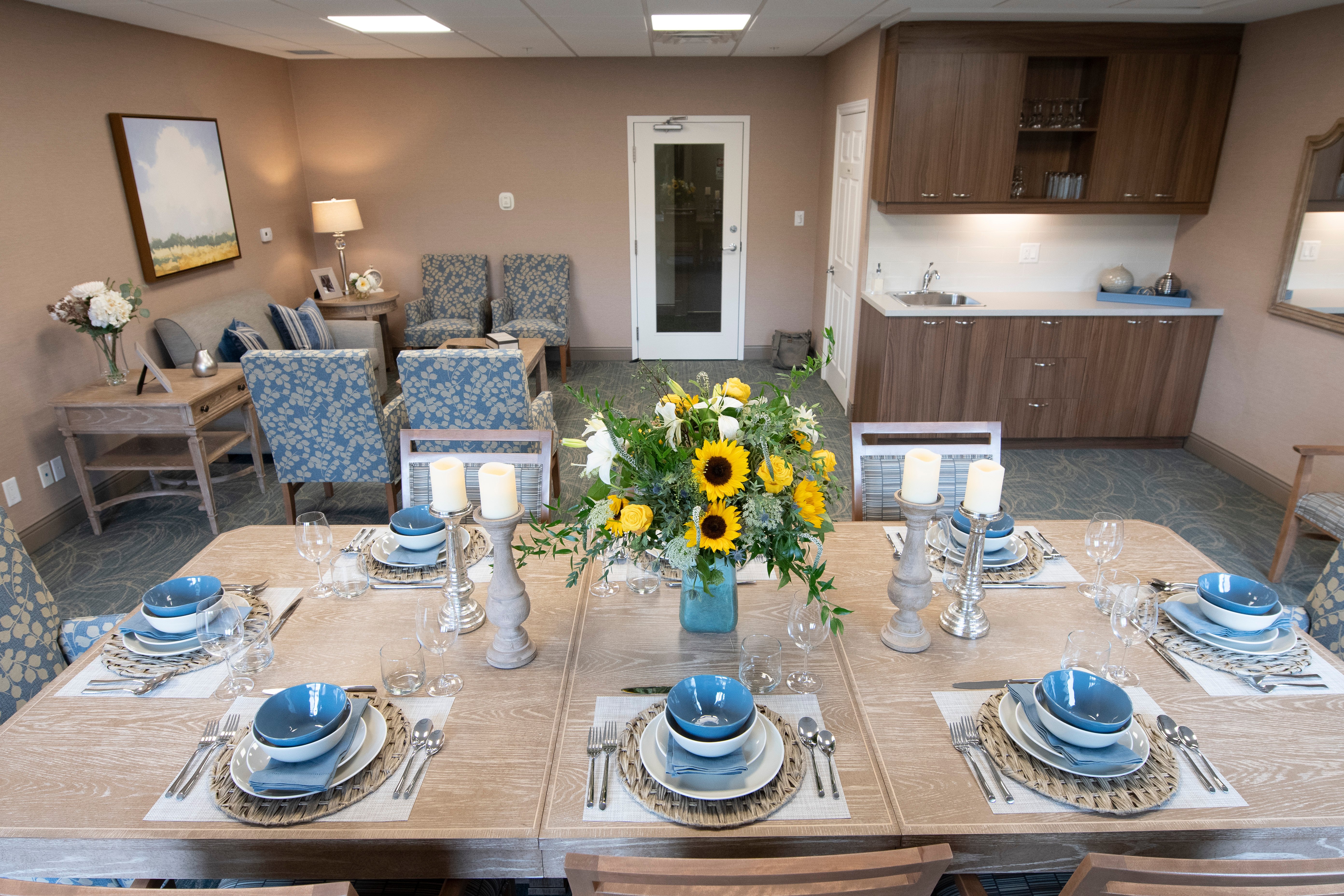 Dining area at Island Park Retirement Residence in Campbellford