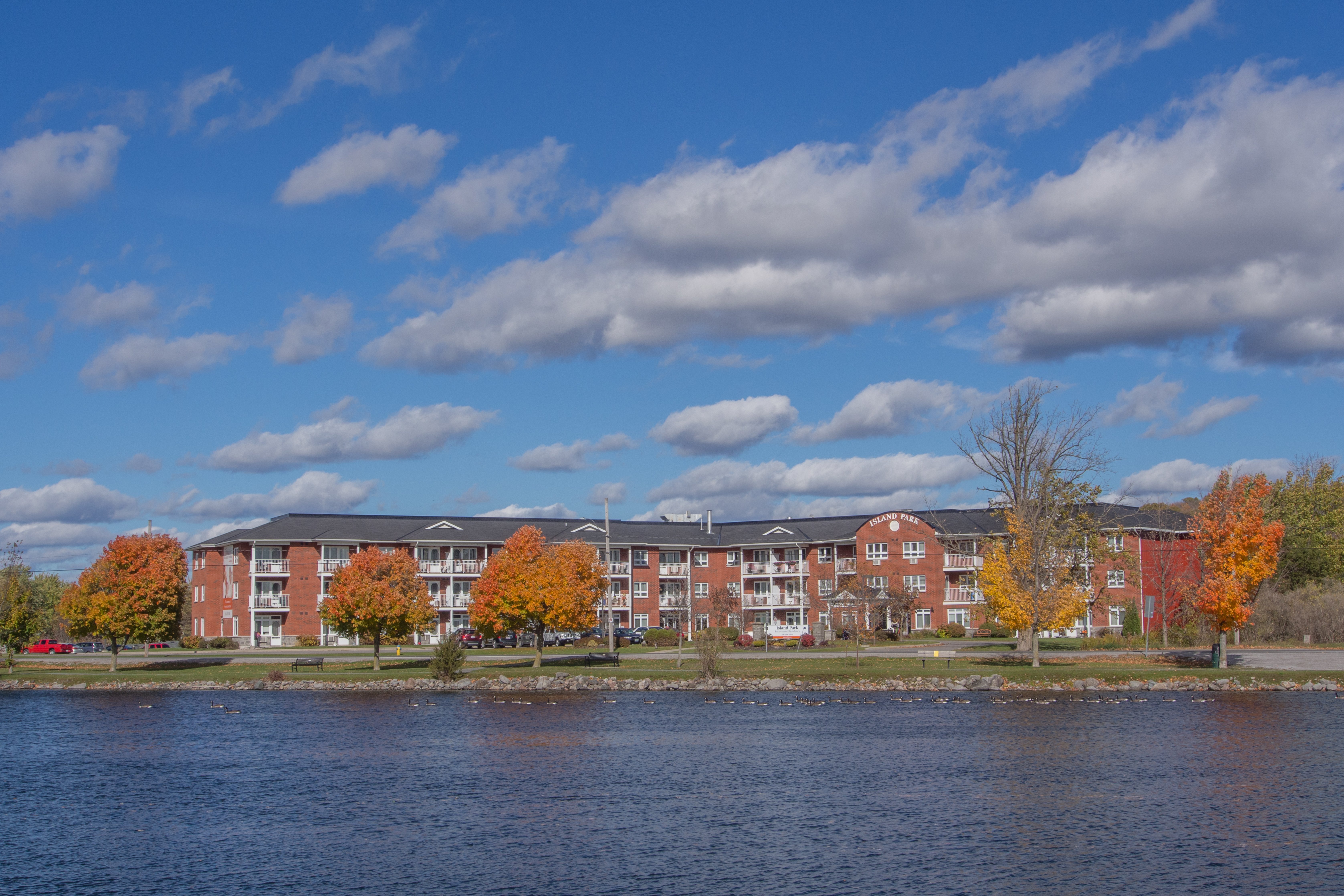 Exterior view of Island Park Retirement Residence in Campbellford