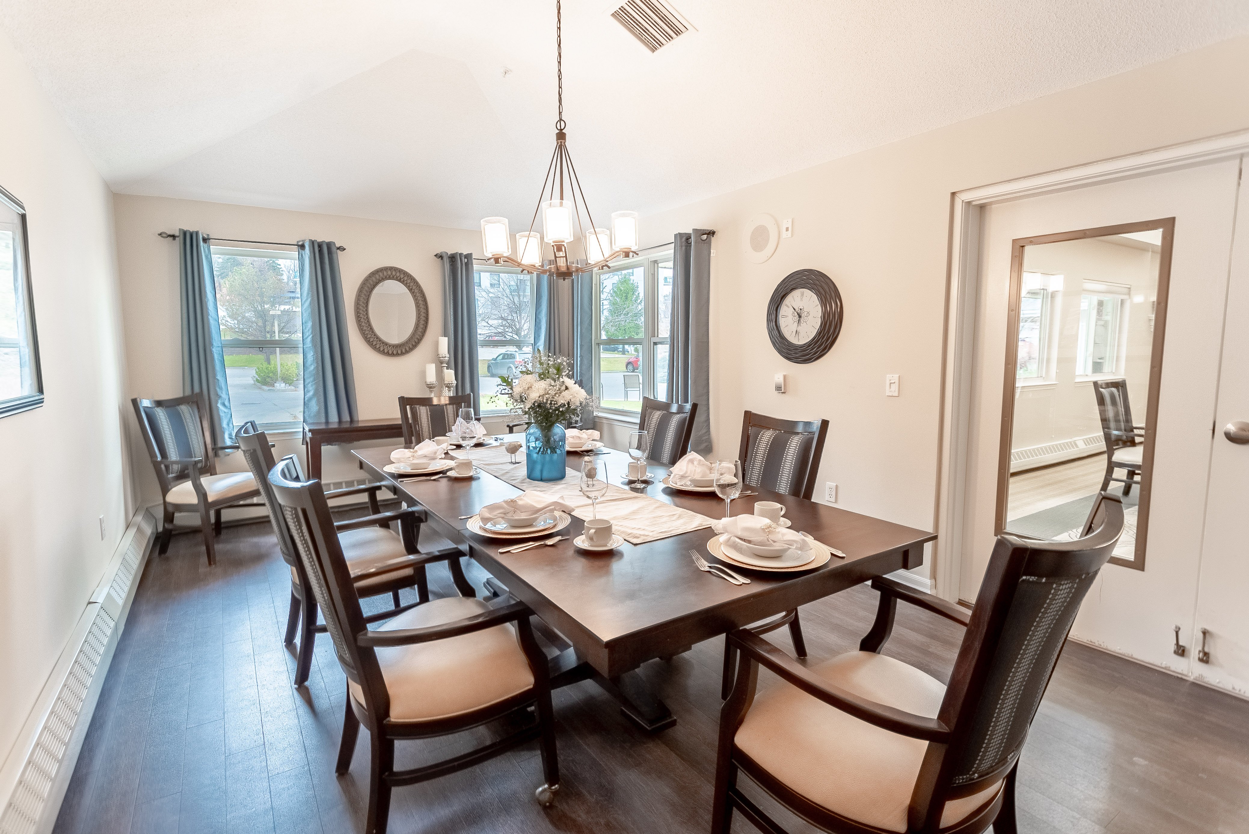 Private dining room at Masonville Manor Retirement Residence